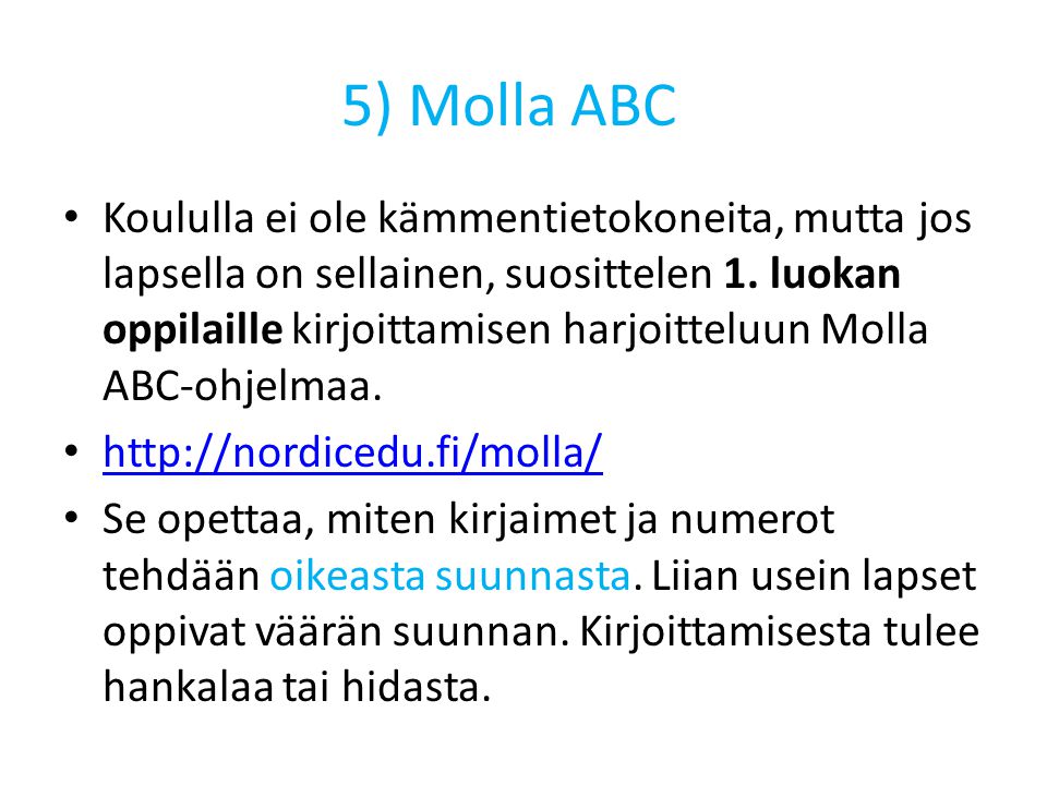 5) Molla ABC