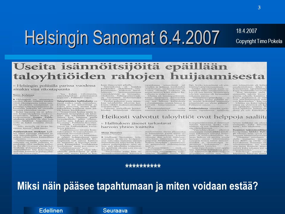 Helsingin Sanomat **********