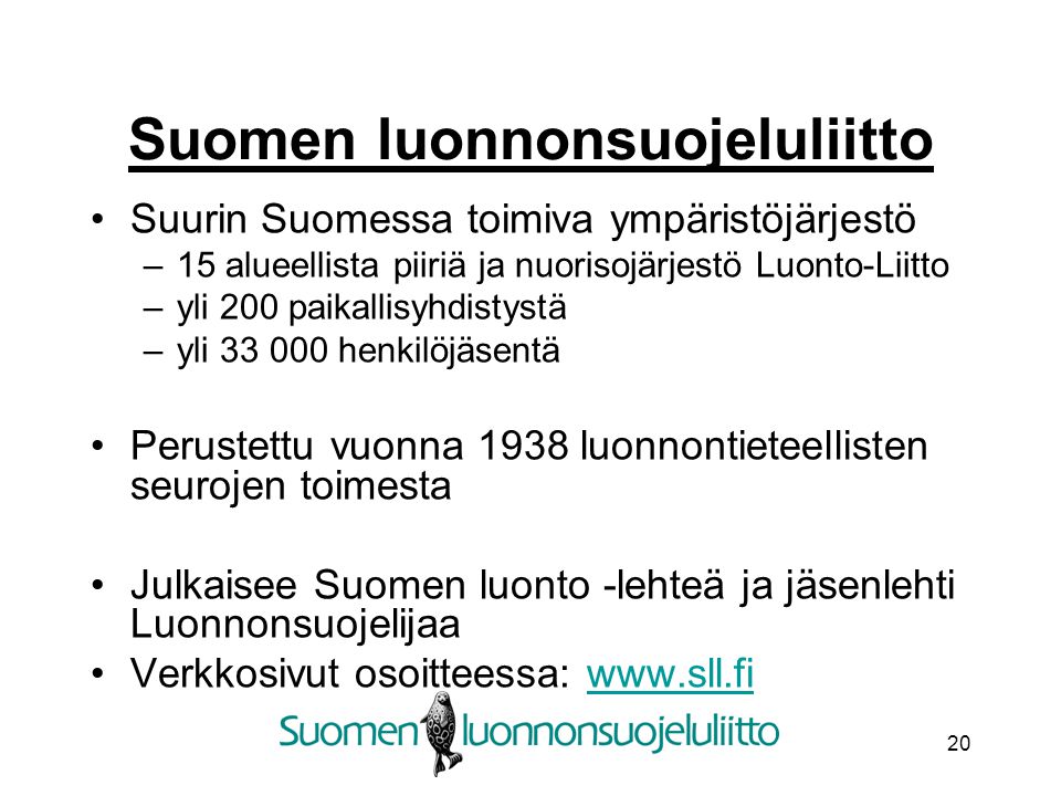 Suomen luonnonsuojeluliitto