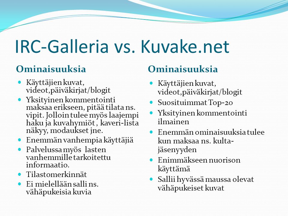 IRC-Galleria vs. Kuvake.net