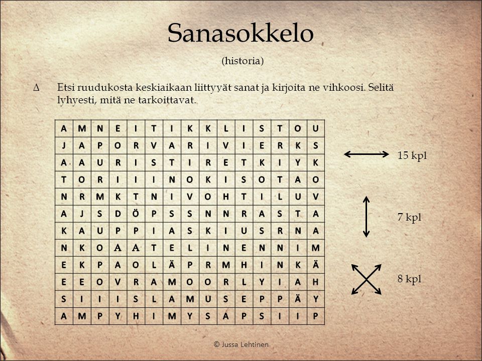 Sanasokkelo (historia)