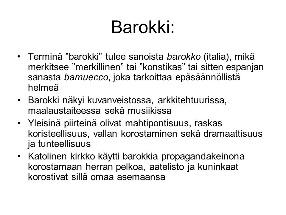 Barokki:
