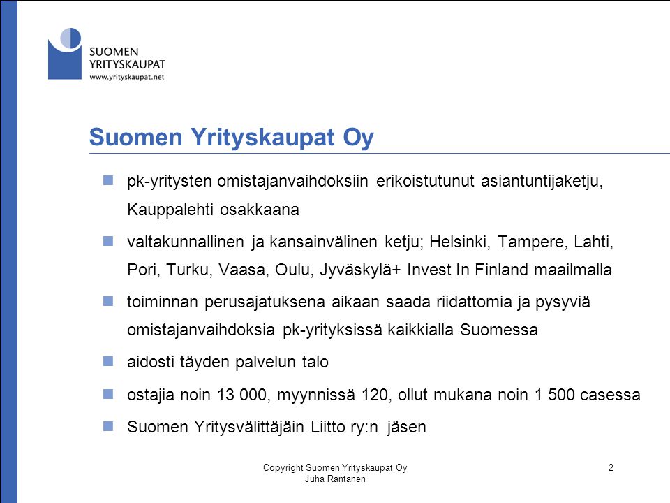 Suomen Yrityskaupat Oy
