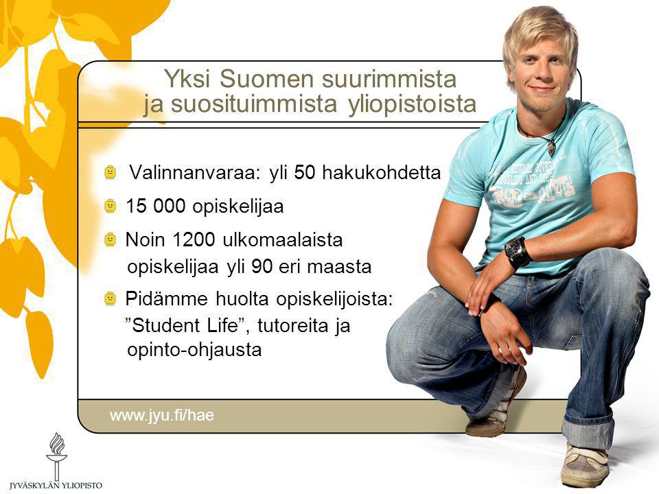 Yksi Suomen suurimmista ja suosituimmista yliopistoista