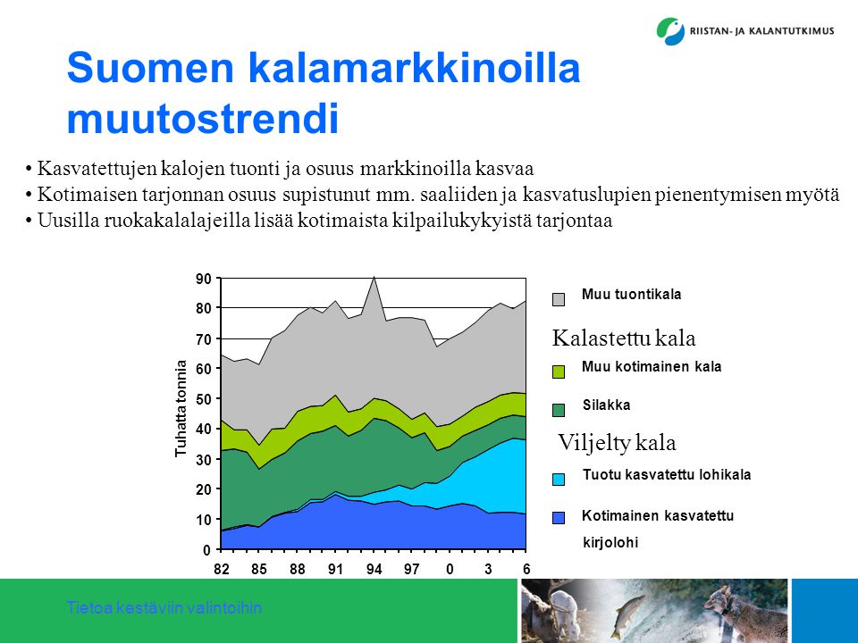 Suomen kalamarkkinoilla muutostrendi