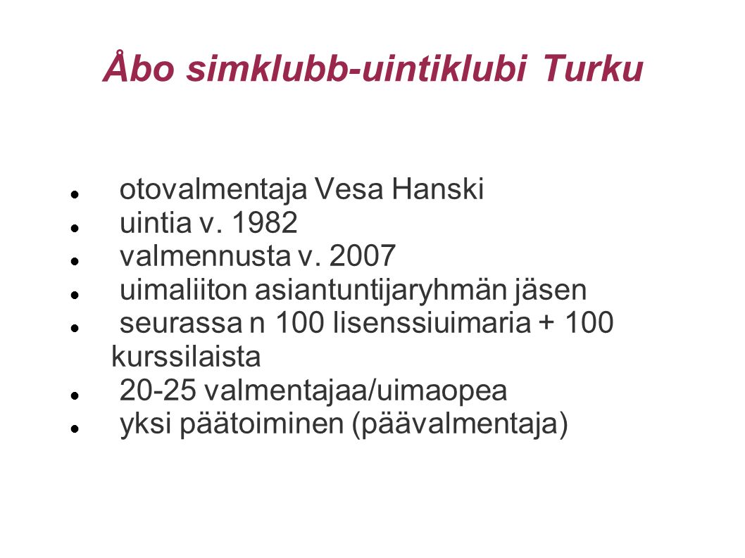 Åbo simklubb-uintiklubi Turku