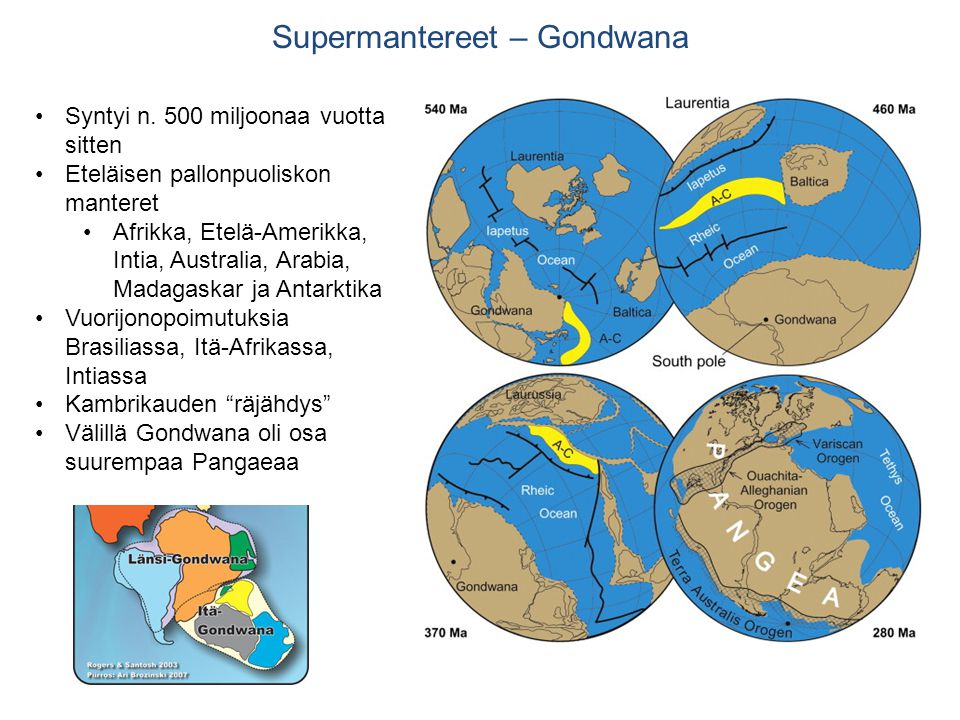 Supermantereet – Gondwana