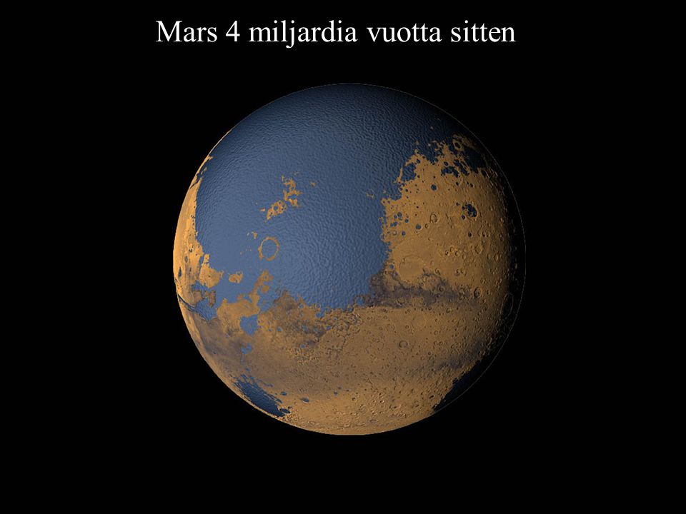 Mars 4 miljardia vuotta sitten