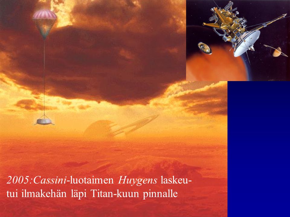2005:Cassini-luotaimen Huygens laskeu-