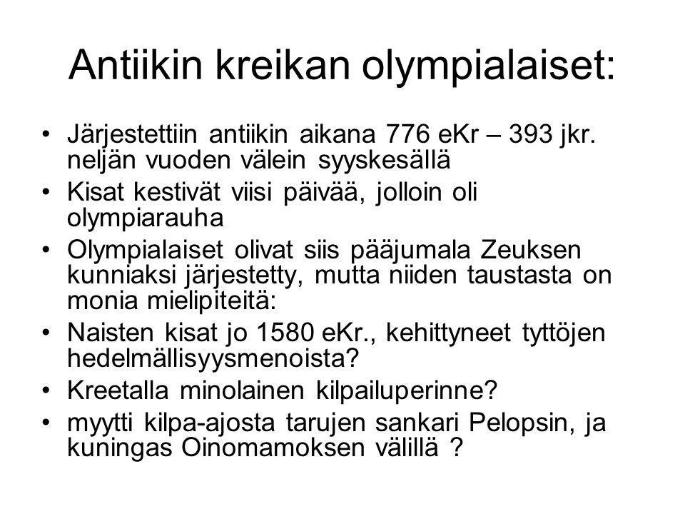 Antiikin kreikan olympialaiset: