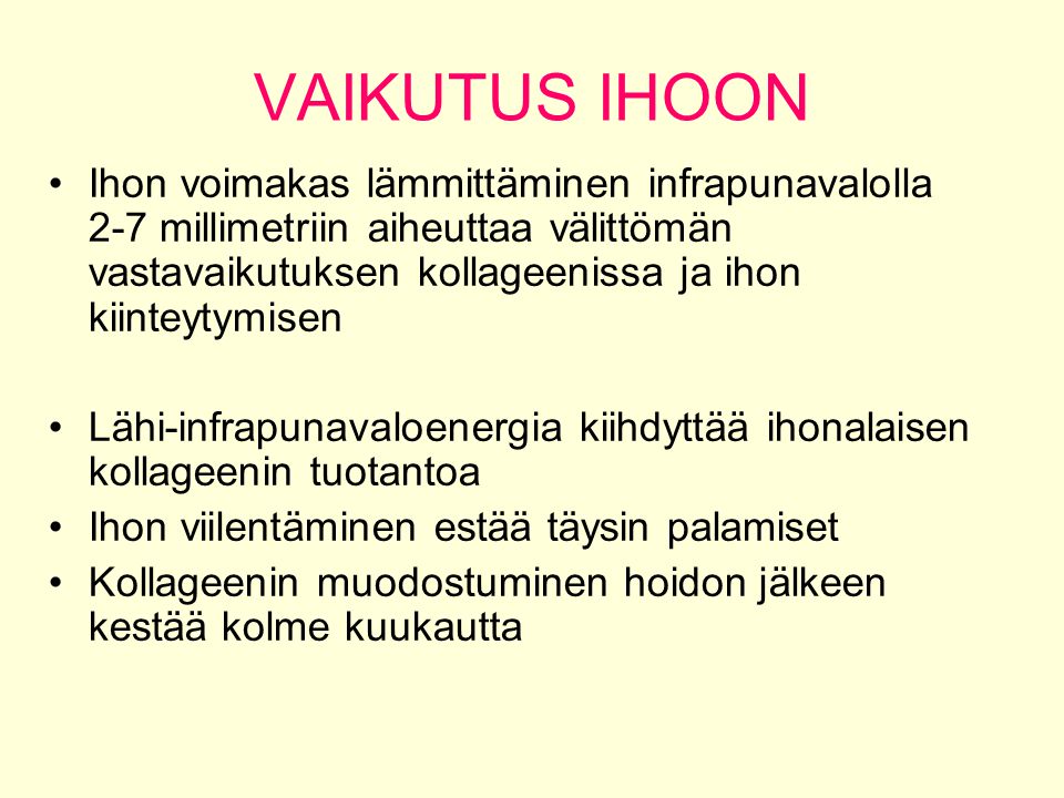 VAIKUTUS IHOON
