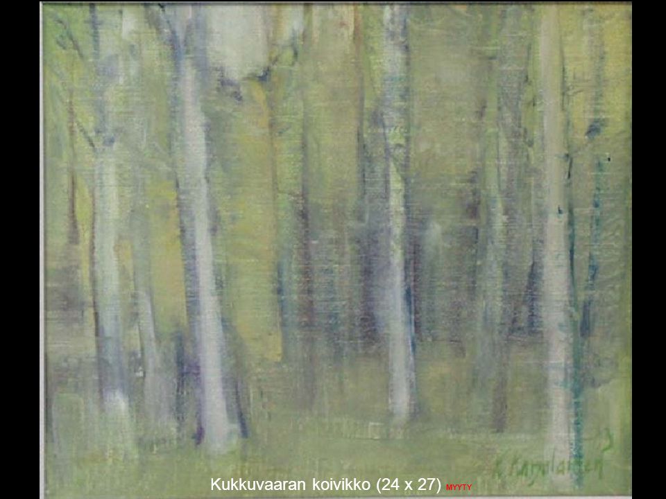 Kukkuvaaran koivikko (24 x 27) MYYTY