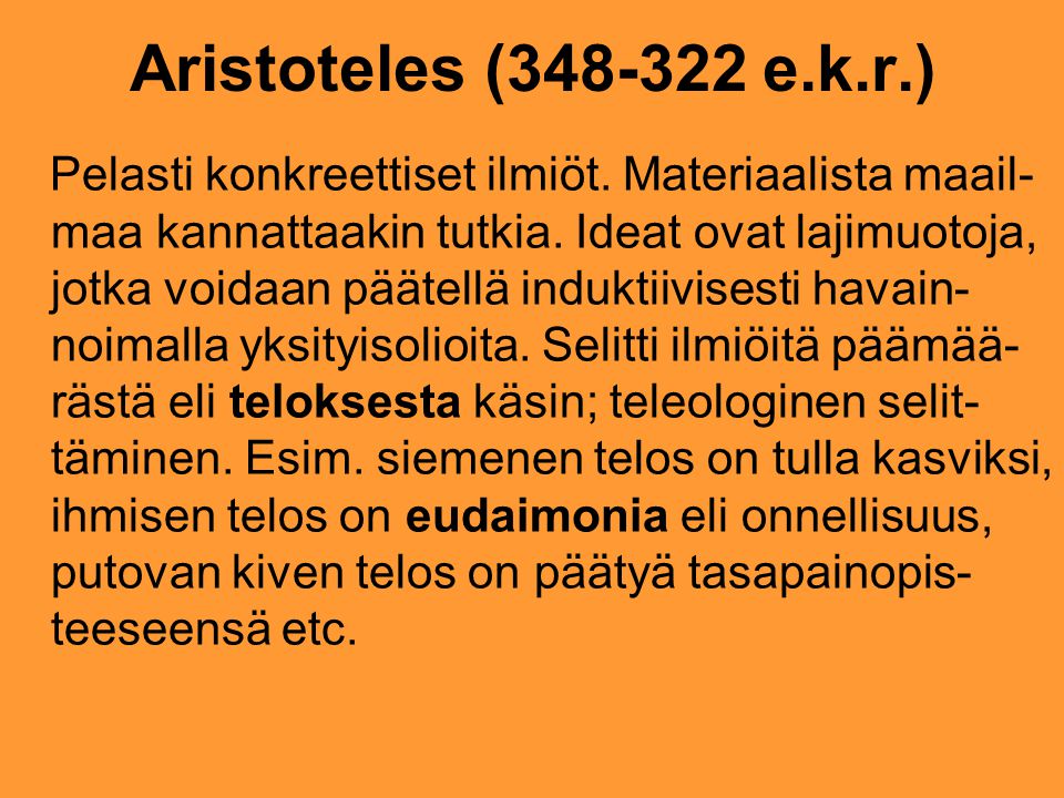 Aristoteles ( e.k.r.)