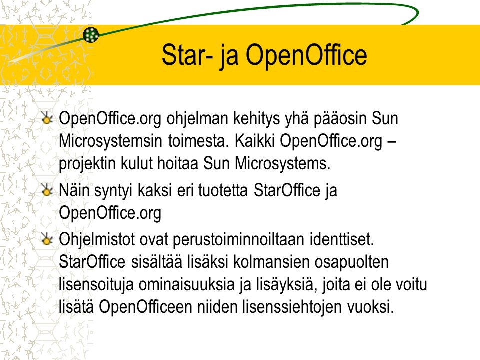 Star- ja OpenOffice
