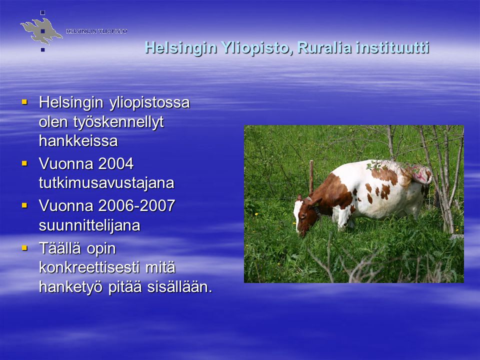 Helsingin Yliopisto, Ruralia instituutti