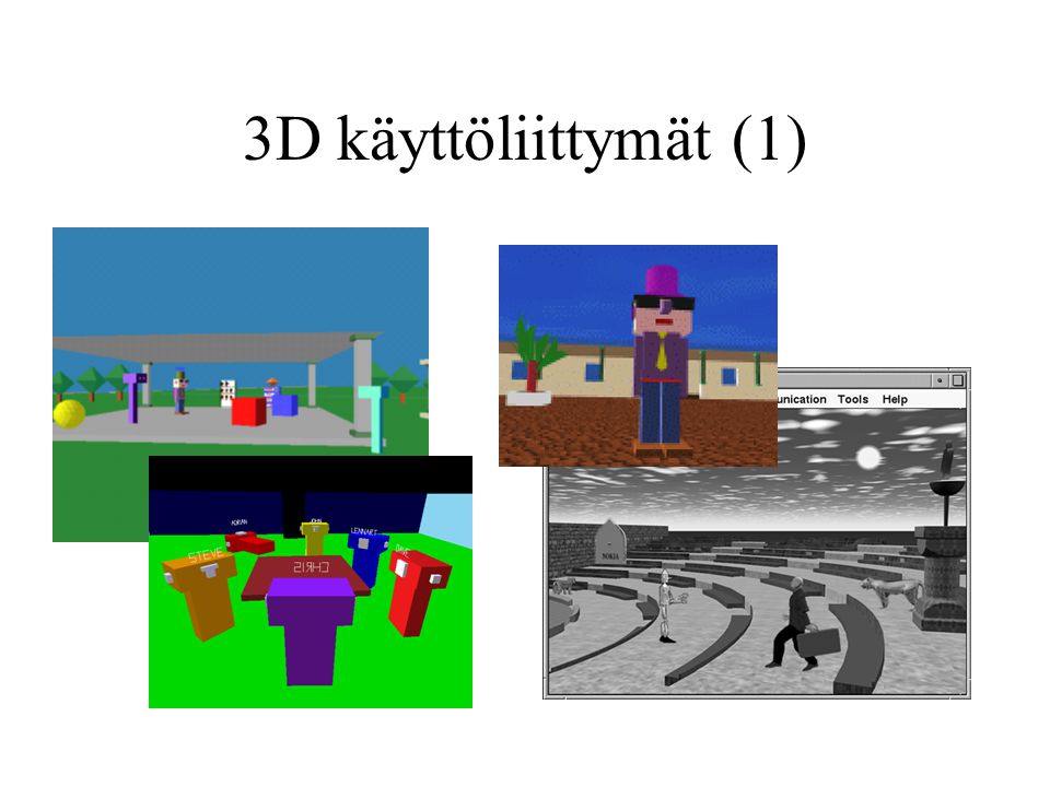 3D käyttöliittymät (1)