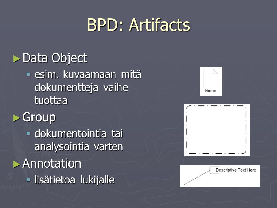 BPD: Artifacts Data Object Group Annotation