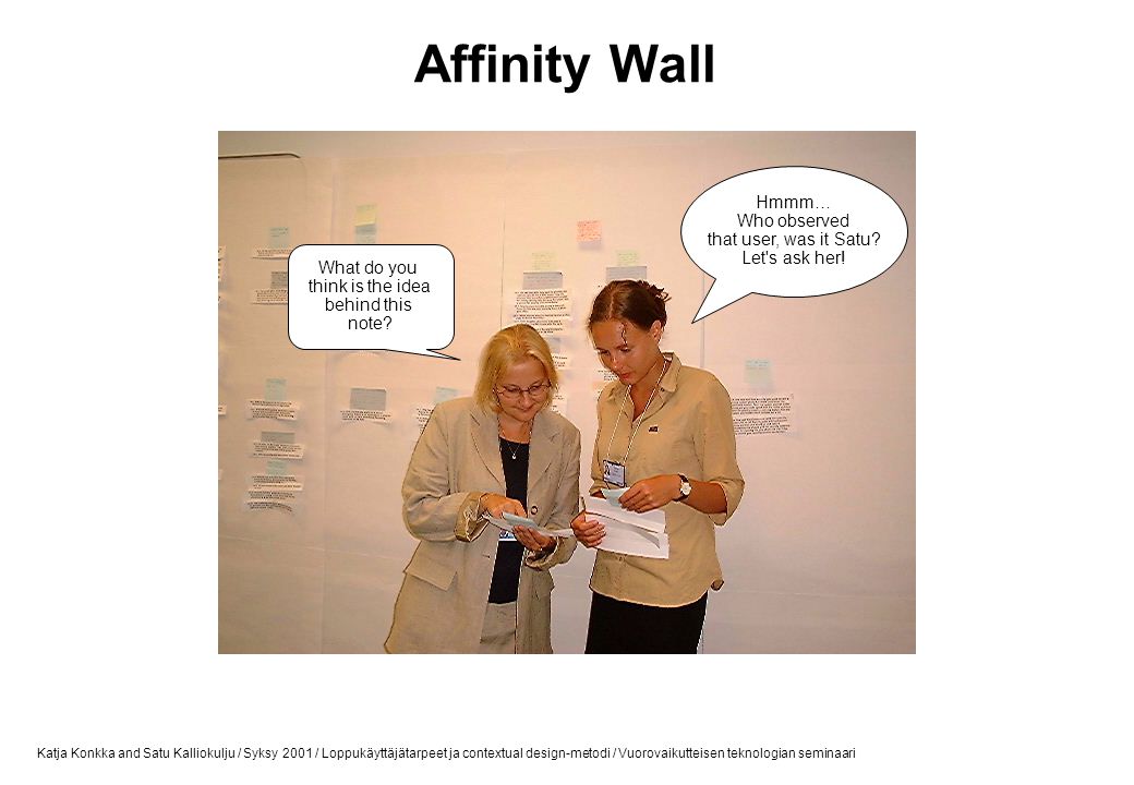 Affinity Wall Hmmm… Who observed that user, was it Satu