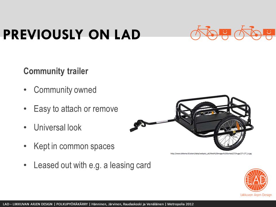 PREVIOUSLY ON LAD Community trailer Community owned