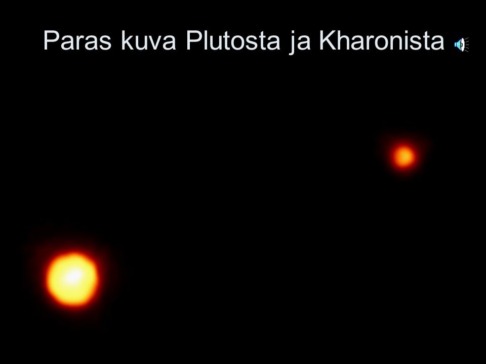 Paras kuva Plutosta ja Kharonista