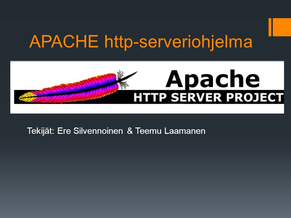 APACHE http-serveriohjelma