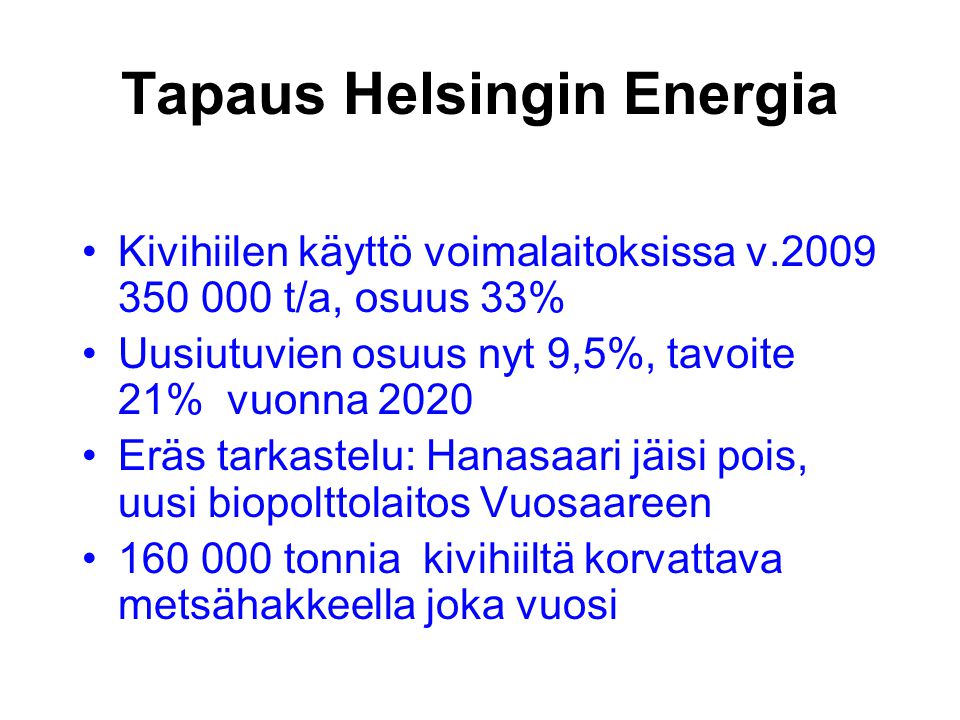 Tapaus Helsingin Energia