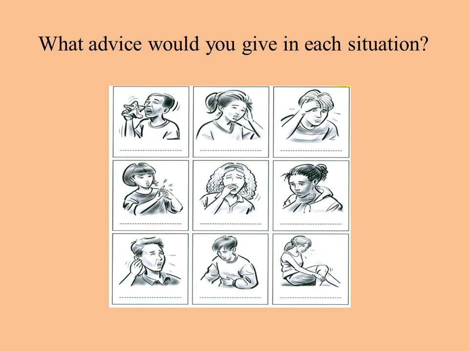 What advice would you give in each situation