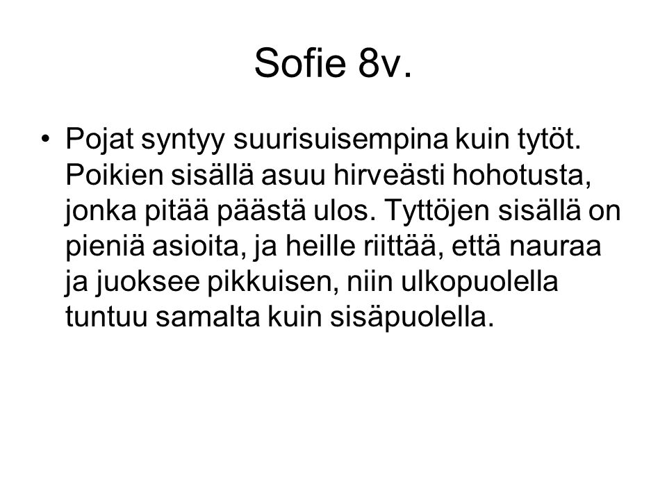Sofie 8v.
