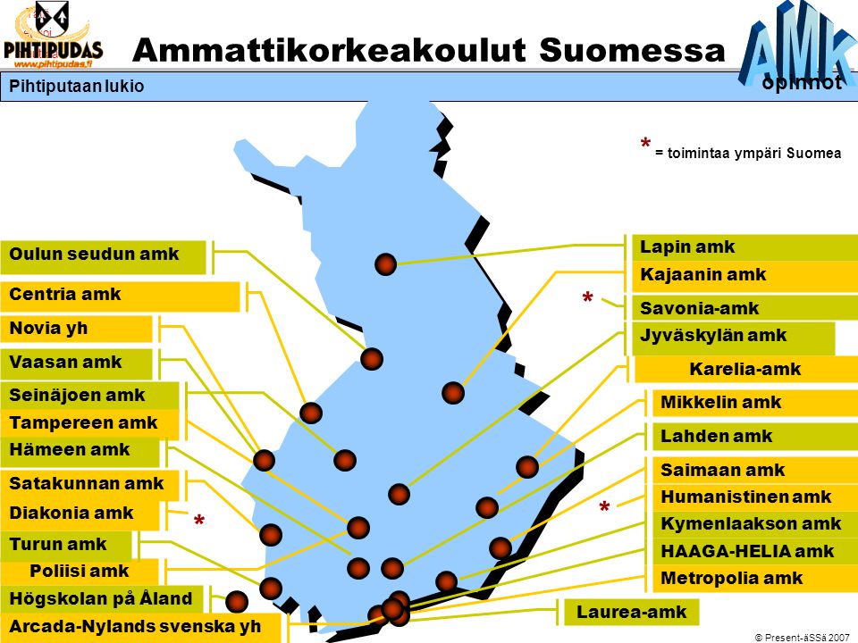 Ammattikorkeakoulut Suomessa