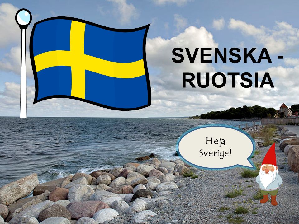 SVENSKA - RUOTSIA Heja Sverige!