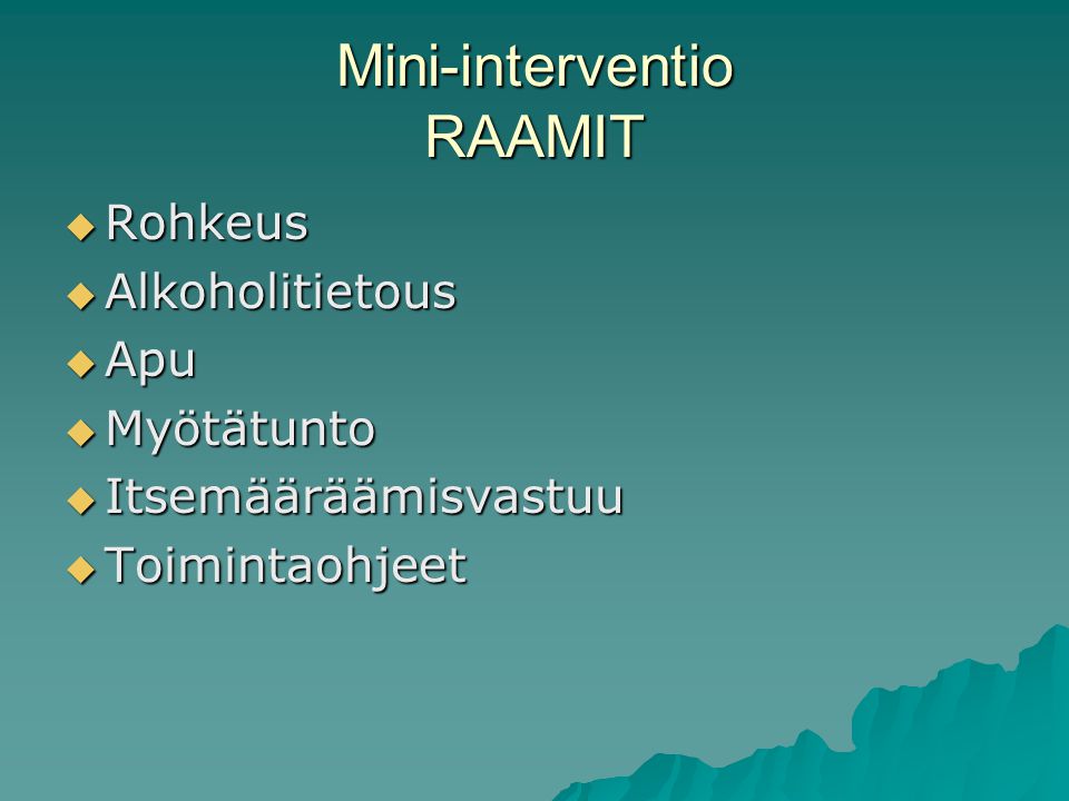 Mini-interventio RAAMIT