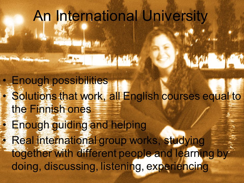 An International University