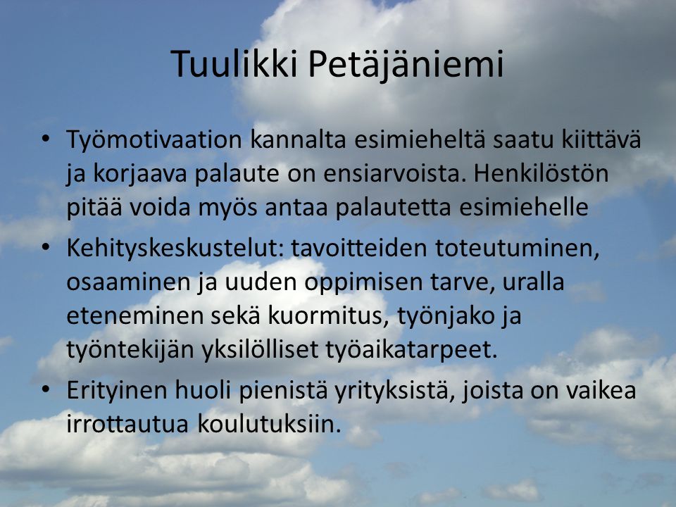 Tuulikki Petäjäniemi