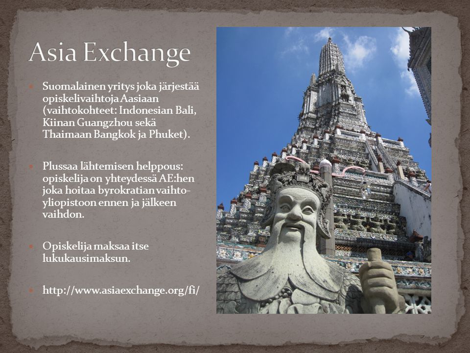 Asia Exchange