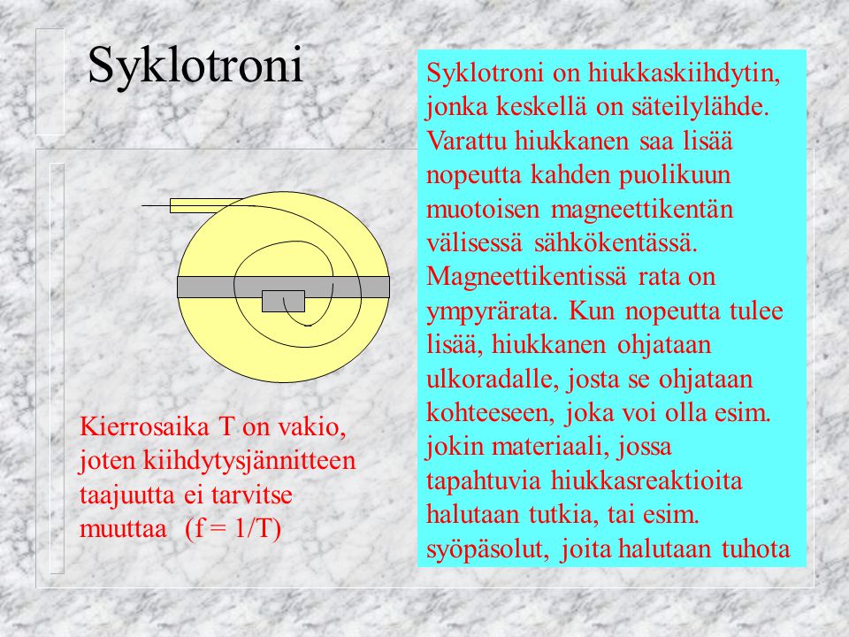 Syklotroni