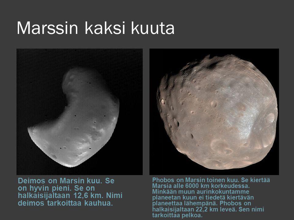 Marssin kaksi kuuta Deimos on Marsin kuu. Se on hyvin pieni. Se on halkaisijaltaan 12,6 km. Nimi deimos tarkoittaa kauhua.