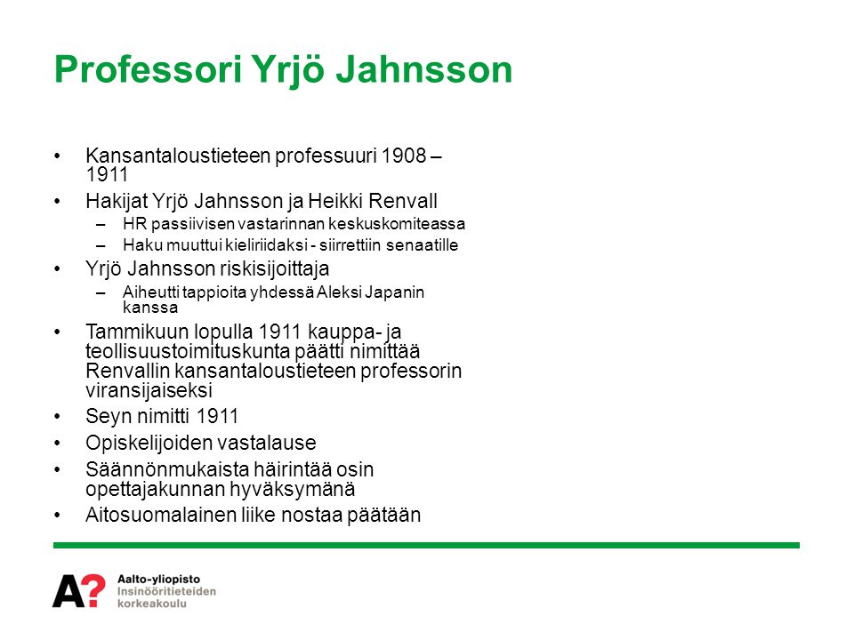 Professori Yrjö Jahnsson