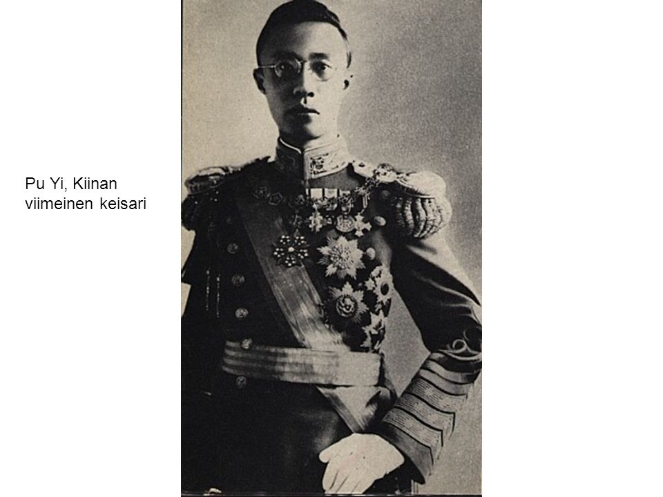 Pu Yi, Kiinan viimeinen keisari