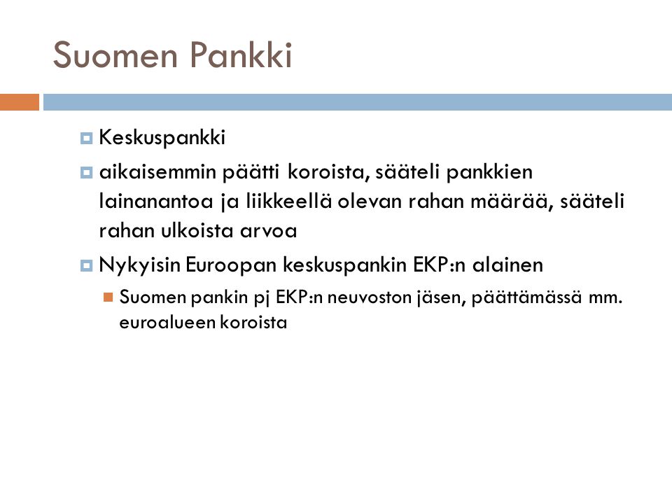 Suomen Pankki Keskuspankki