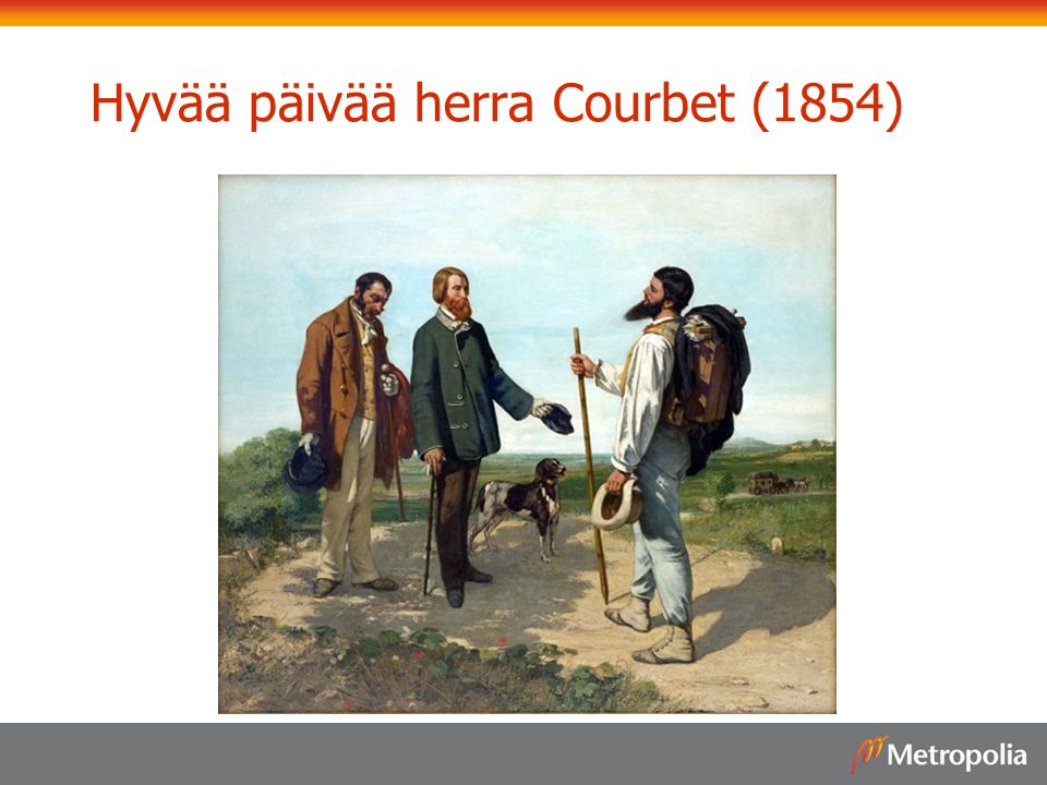Hyvää päivää herra Courbet (1854)