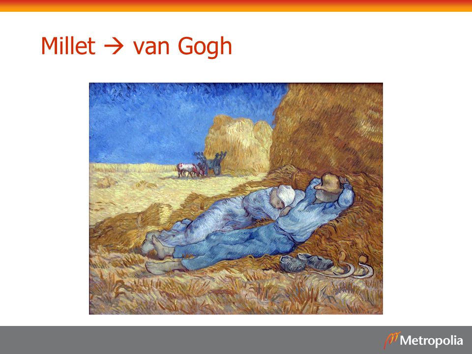 Millet  van Gogh