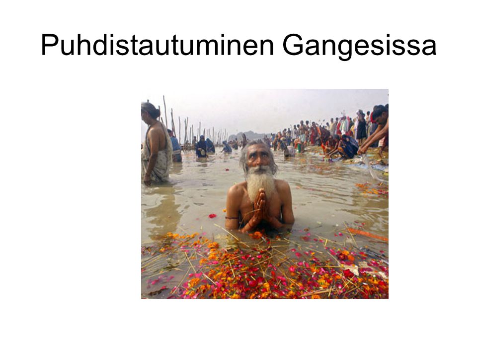 Puhdistautuminen Gangesissa