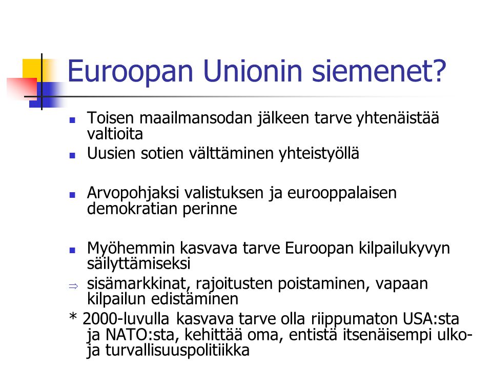 Euroopan Unionin siemenet