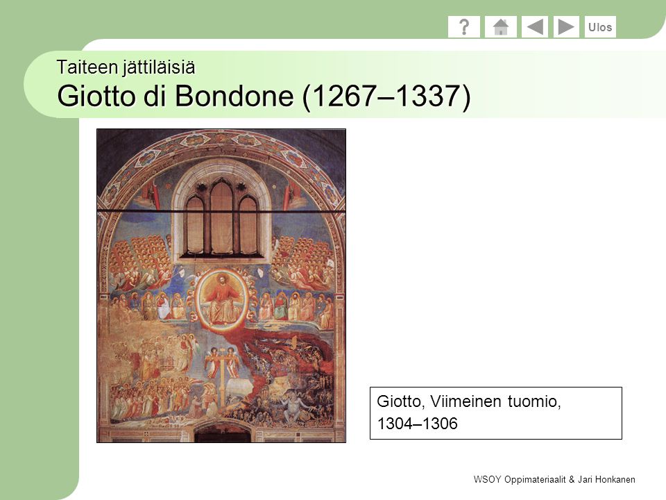 Taiteen jättiläisiä Giotto di Bondone (1267–1337)