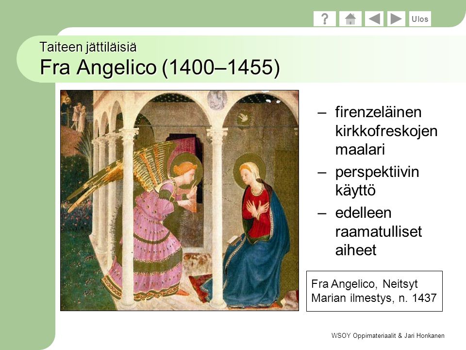 Taiteen jättiläisiä Fra Angelico (1400–1455)