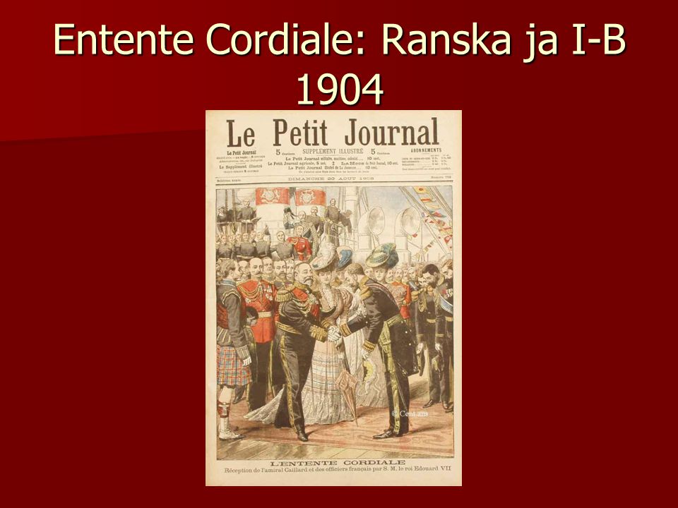 Entente Cordiale: Ranska ja I-B 1904
