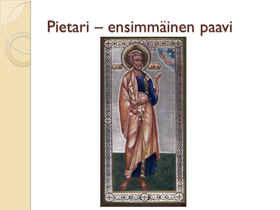 Pietari – ensimmäinen paavi