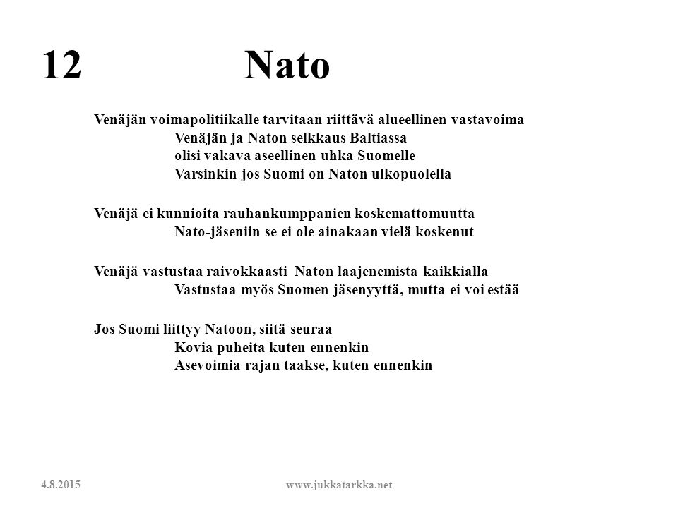 12 Nato